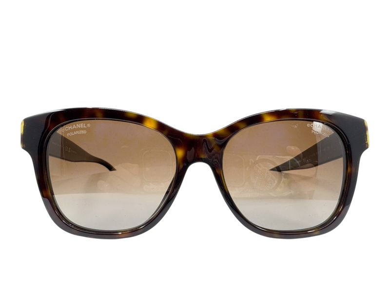 Chanel Double C Pearl Square Sunglasses