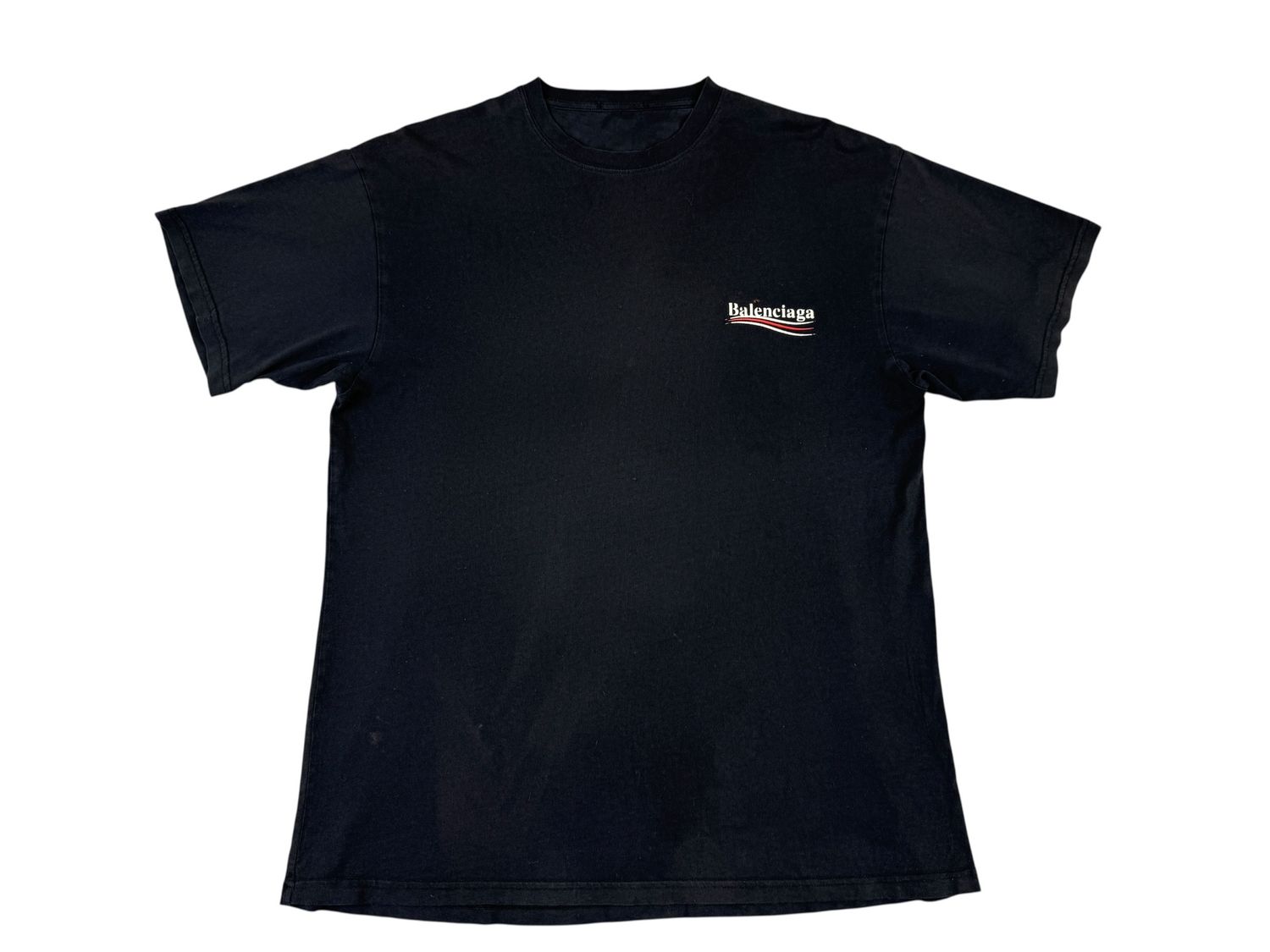 Balenciaga Campaign Tee Black