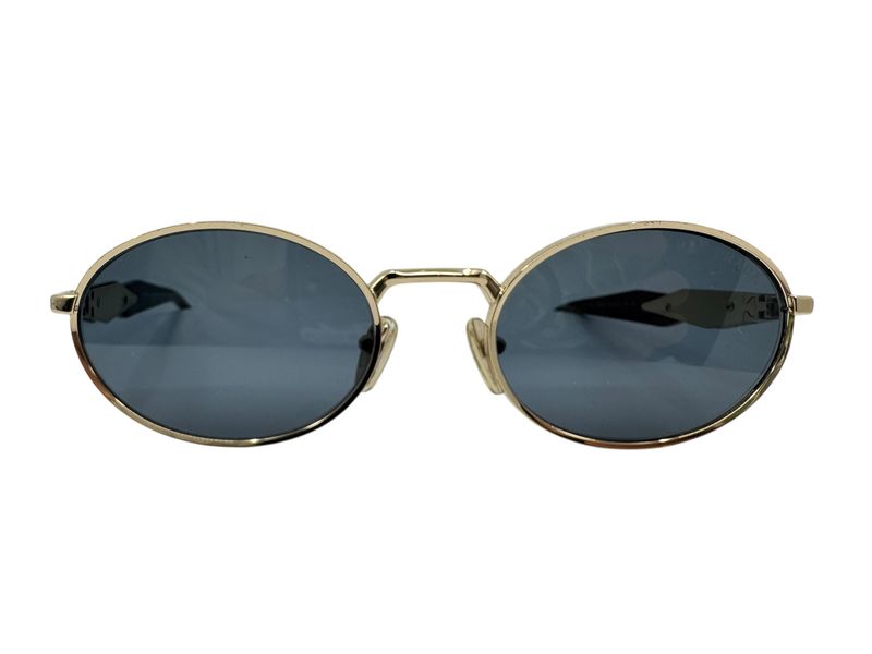 Prada Metal Oval Sunglasses