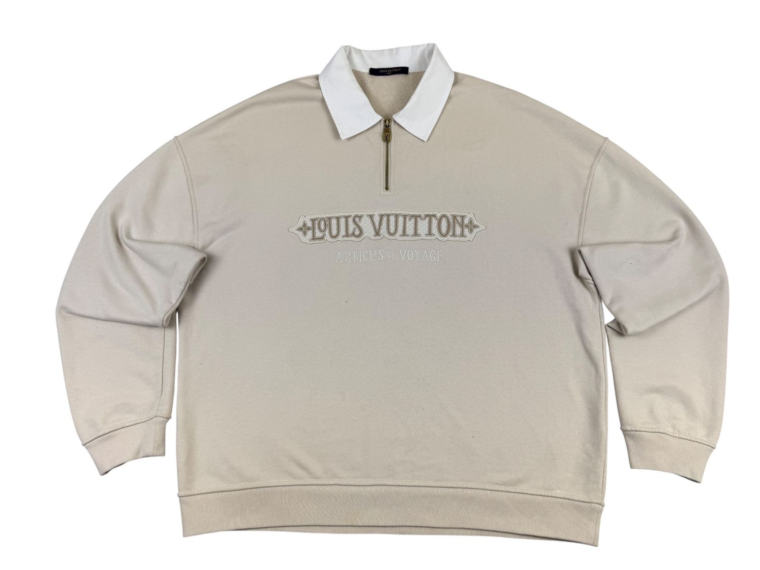 Louis Vuitton Articles De Voyage Embellished Quarter Zip