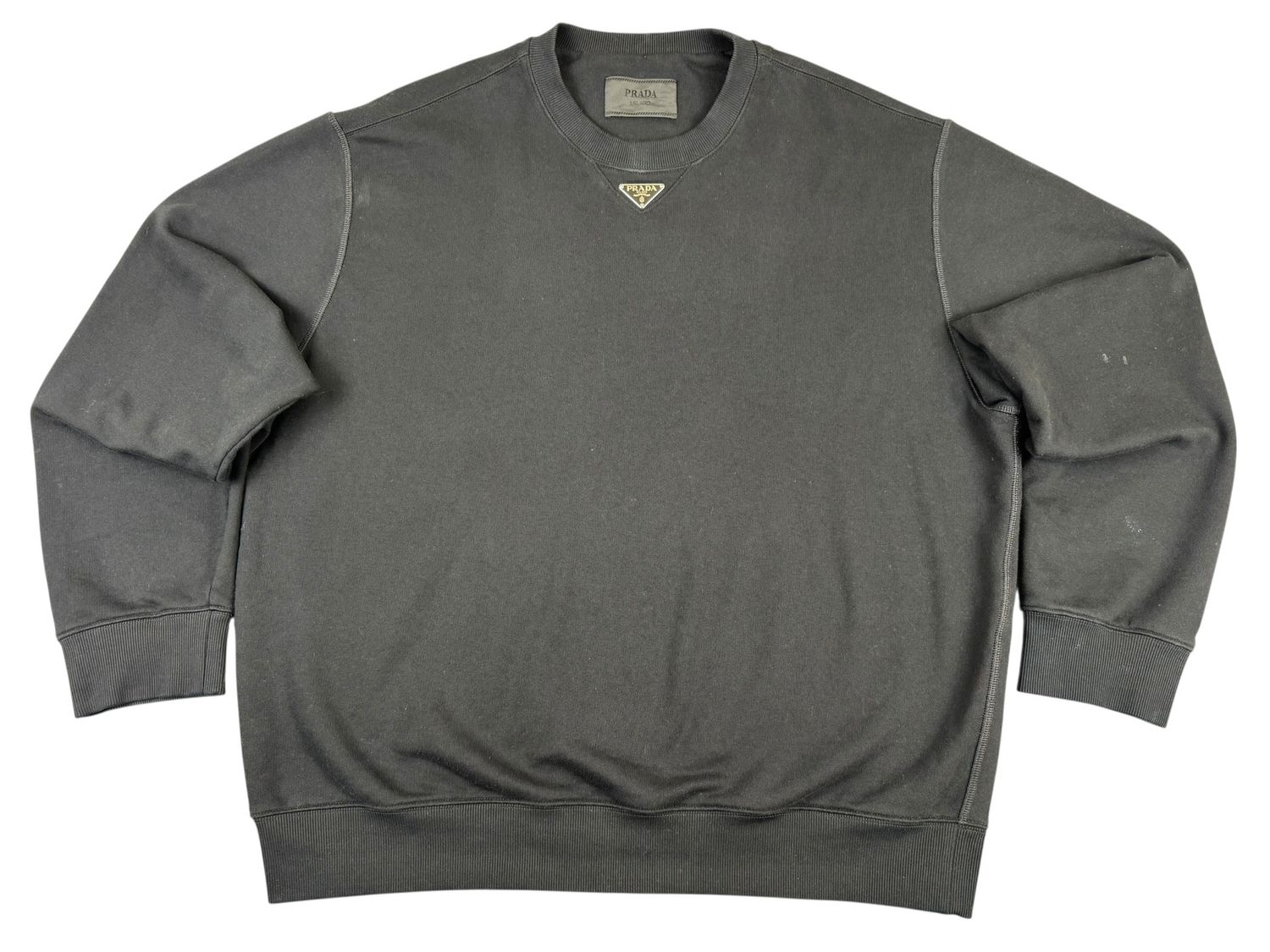 Prada Badge Crewneck