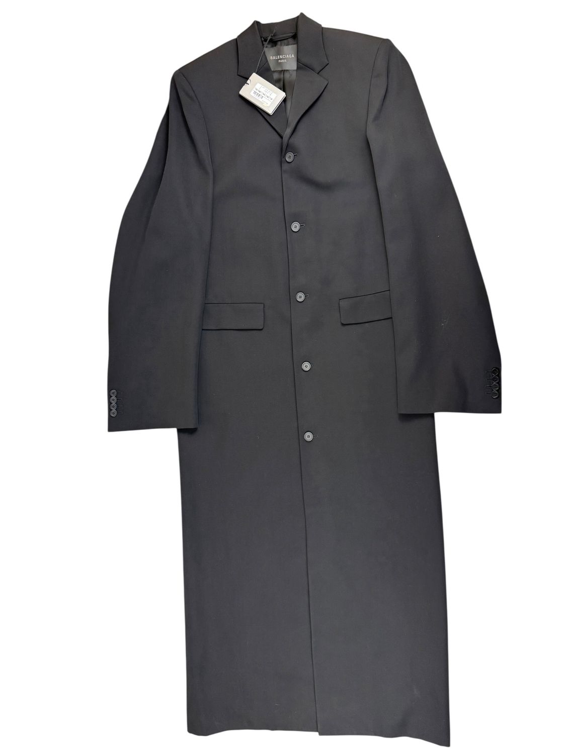 Balenciaga Barathea Long Coat