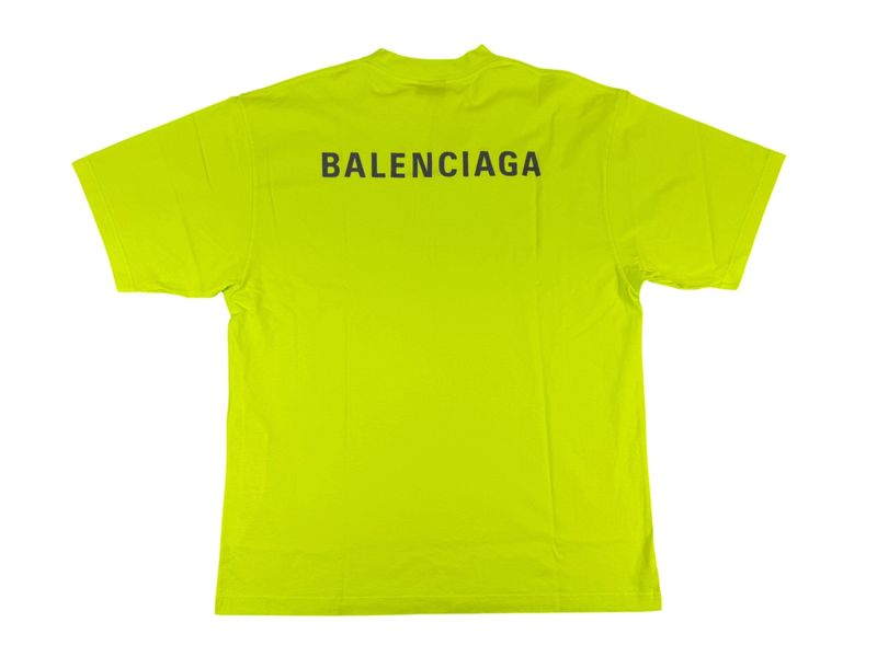 Balenciaga Neon Embroidered Tee
