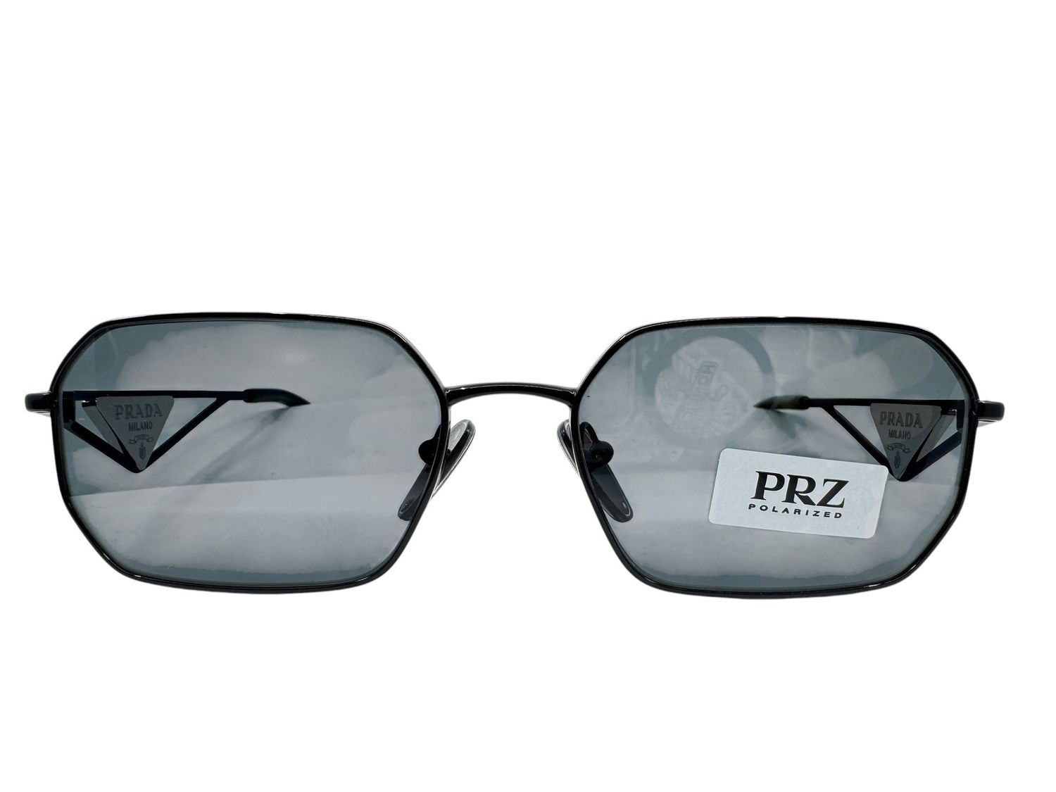 Prada Triangle Polarized Sunglasses