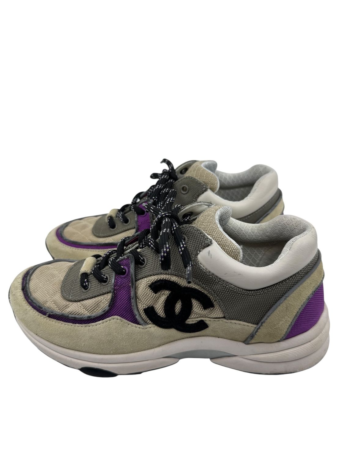 Chanel Double C Logo Trainer Shoe 6