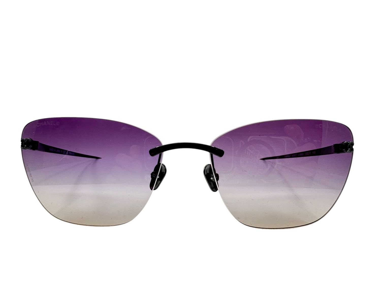 Chanel Cat Eye Titanium Sunglasses