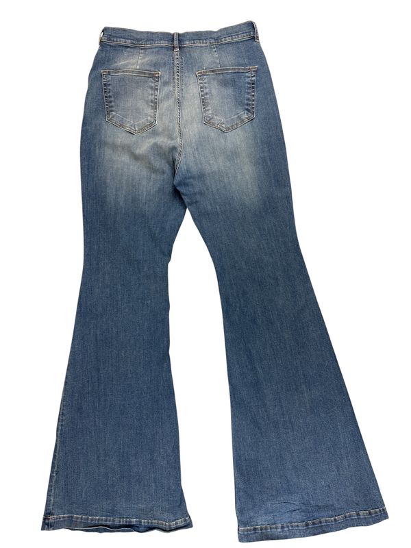 Rick Owens Washed Indigo Bolan Bootcut Jeans