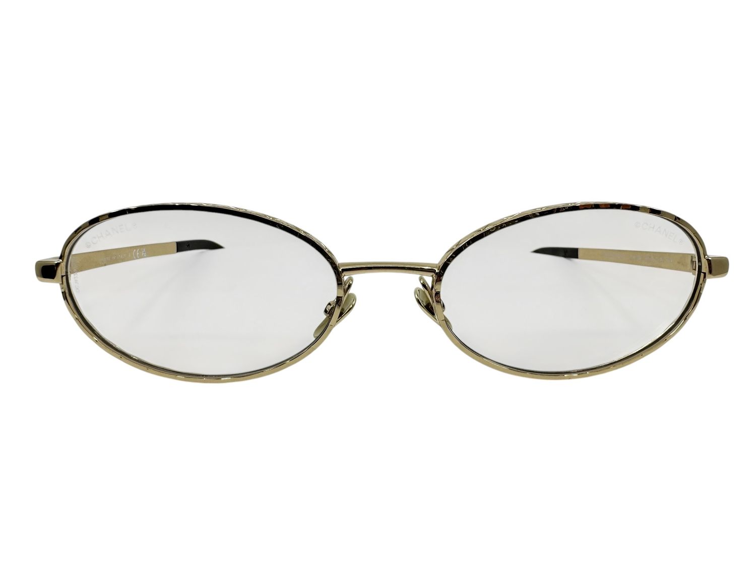 Chanel Oval Gold Eyeglasses