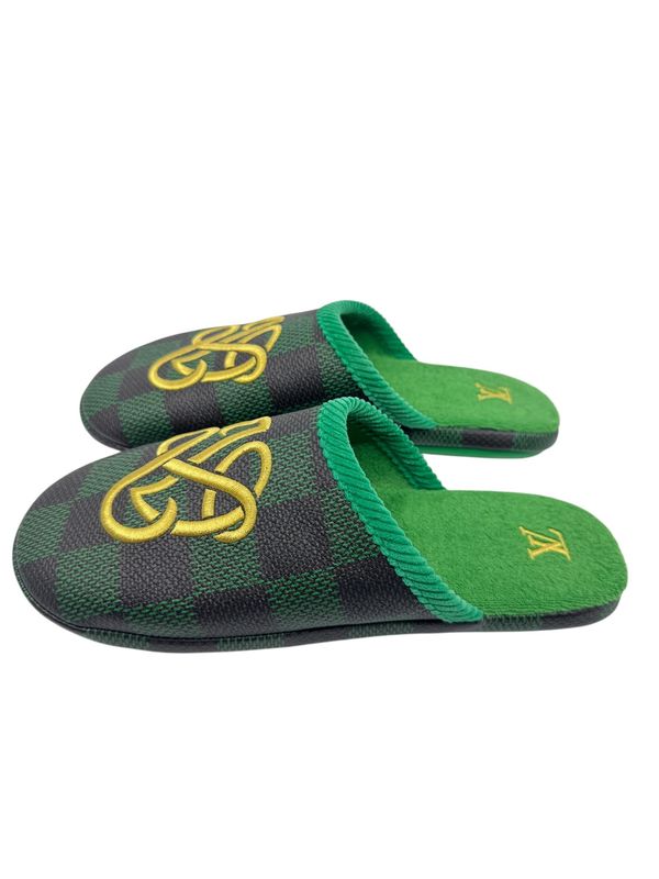 Louis Vuitton Palace Slippers Green