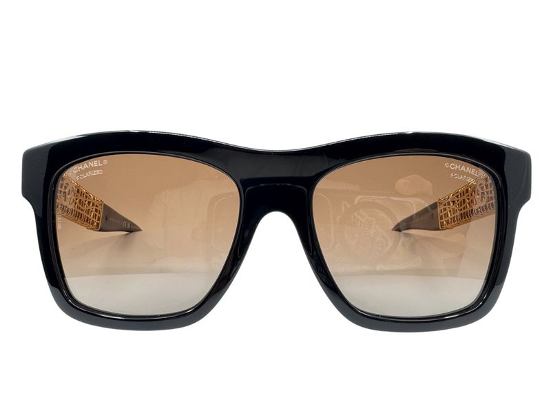 Chanel Square Gold Arm  Sunglasses