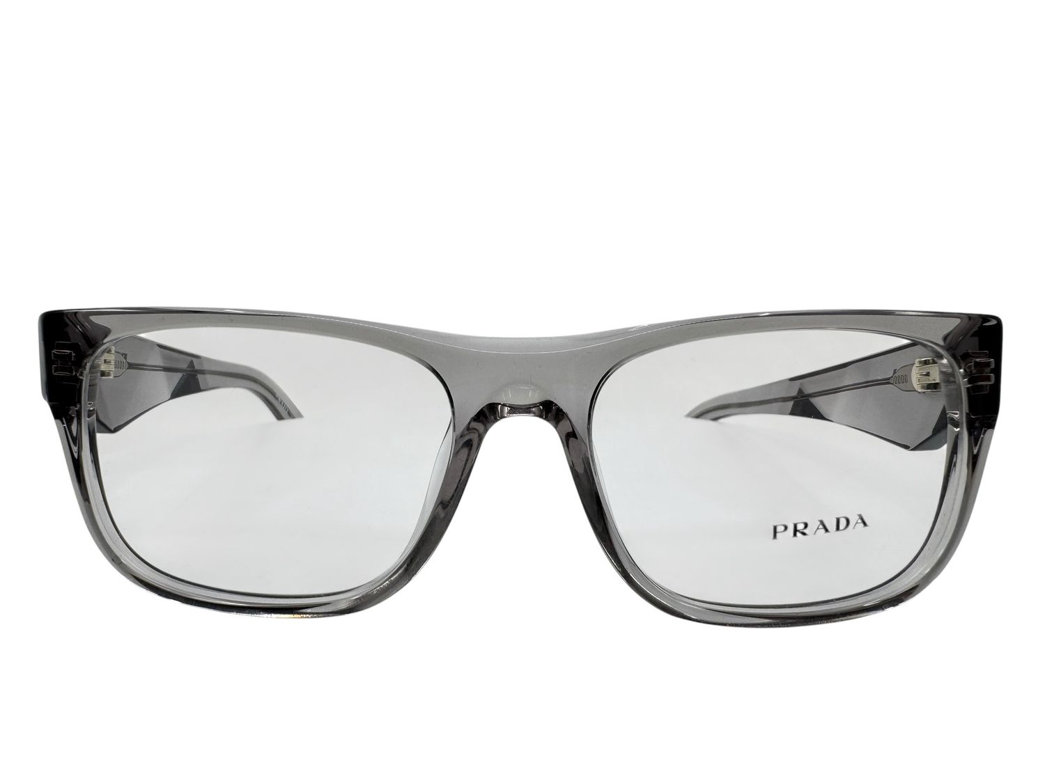 Prada Translucent Rectangle Eyeglasses