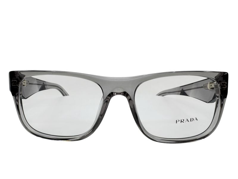 Prada Translucent Rectangle Eyeglasses