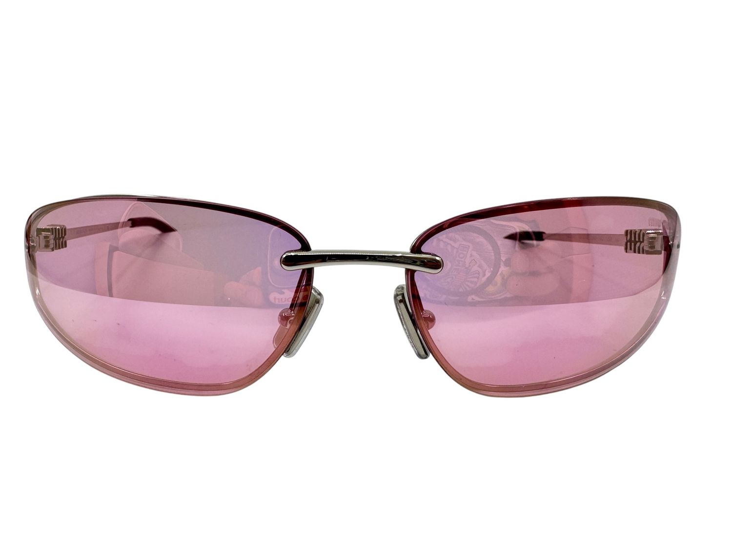 Miu Miu Rectangle Frame Sunglasses