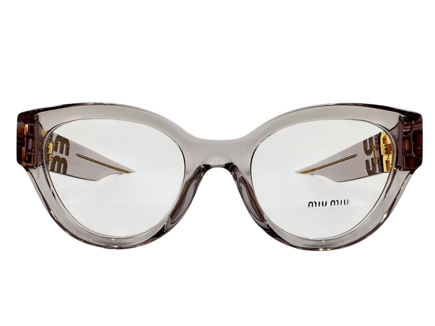 Miu Miu Translucent Butterfly Eyeglasses