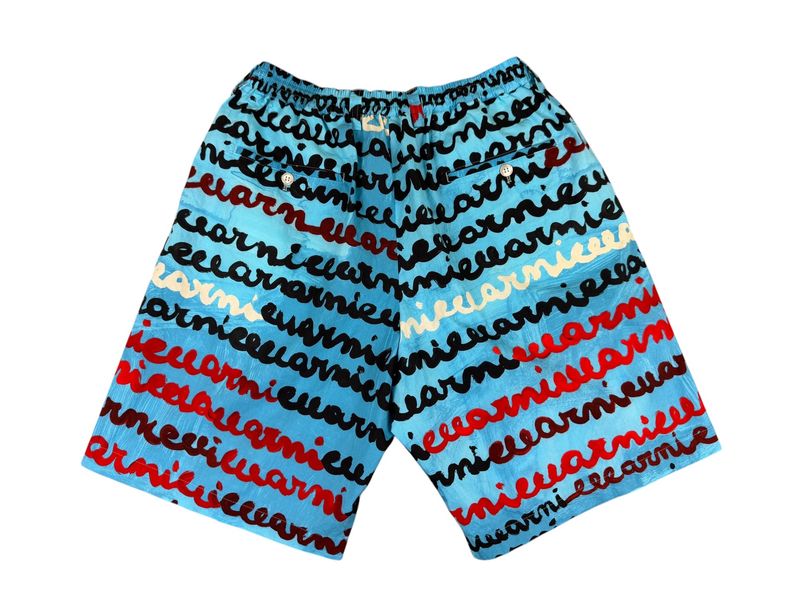 Marni Script Print Shorts