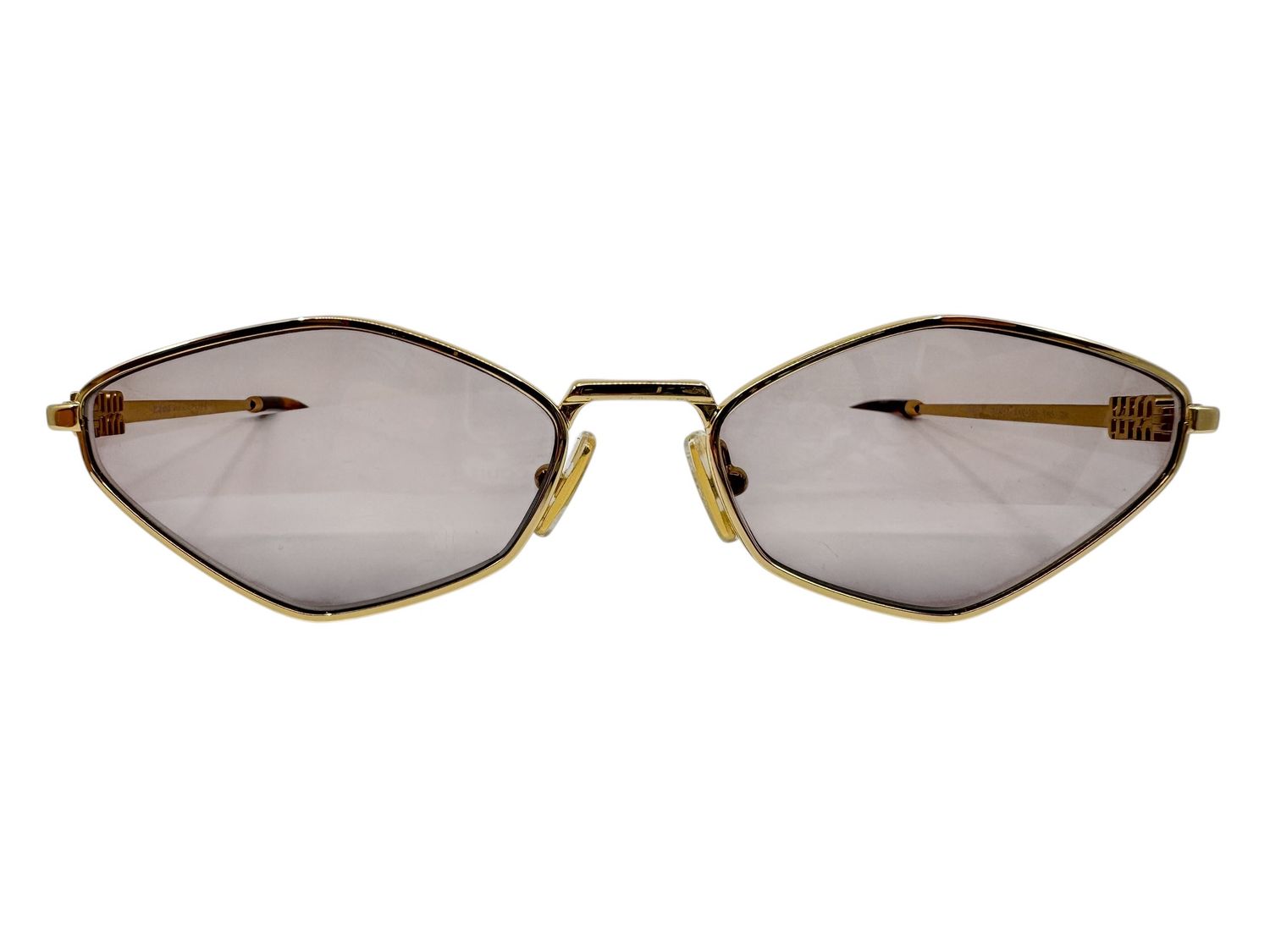Miu Miu Gold Frame Sunglasses