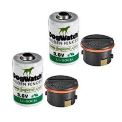 3.6 Volt Lithium Batteries and Caps - Pack of 2