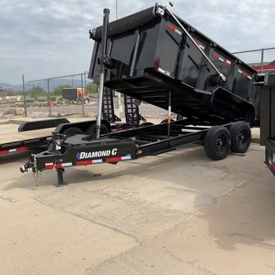 DC LPT HIGH SIDE 14900 GVWR DUMP TRAILER 14X 82”
