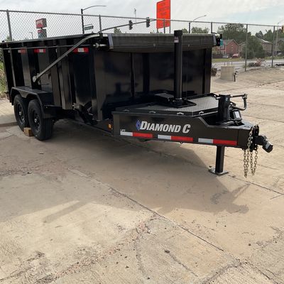 DC LPT HIGH SIDE 14900 GVWR DUMP TRAILER 14X 82”