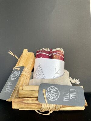 Palo Santo &amp; White Sage Smudge Sticks Bundle