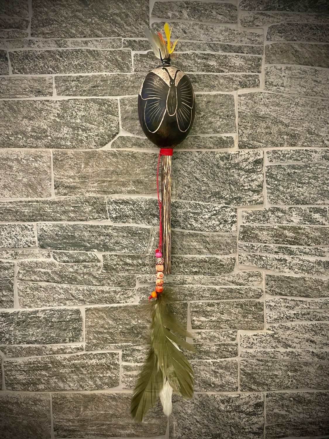 ŠIPIBO ŠAMANSKA ZVEČKA  - ŠUŠKALICA  - srednja/ SHIPIBO SHAMAN RATTLE - medium