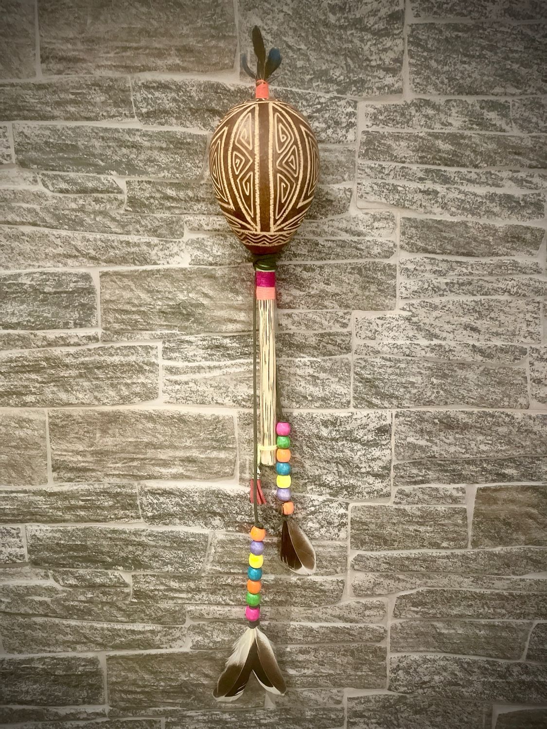 ŠIPIBO ŠAMANSKA ZVEČKA  - ŠUŠKALICA  - velika/ SHIPIBO SHAMAN RATTLE - large