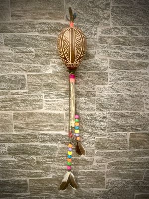 ŠIPIBO ŠAMANSKA ZVEČKA  - ŠUŠKALICA  - velika/ SHIPIBO SHAMAN RATTLE - large