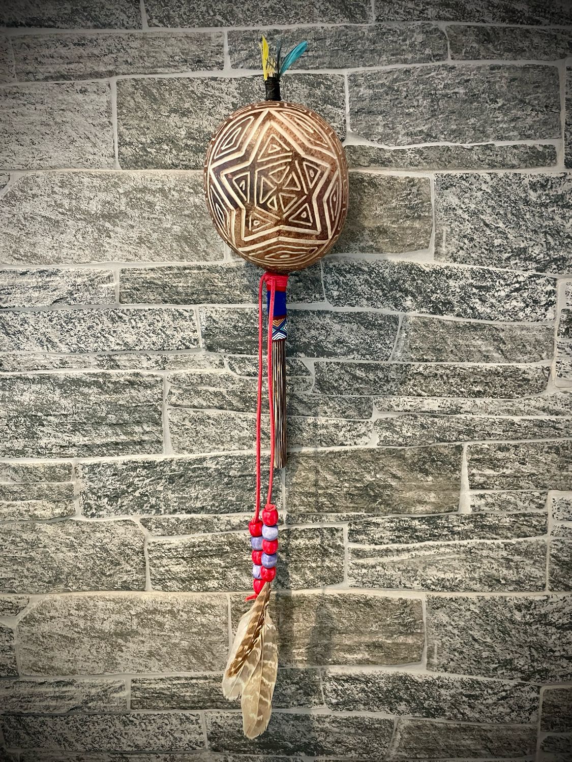 ŠIPIBO ŠAMANSKA ZVEČKA  - ŠUŠKALICA  - velika/ SHIPIBO SHAMAN RATTLE - large