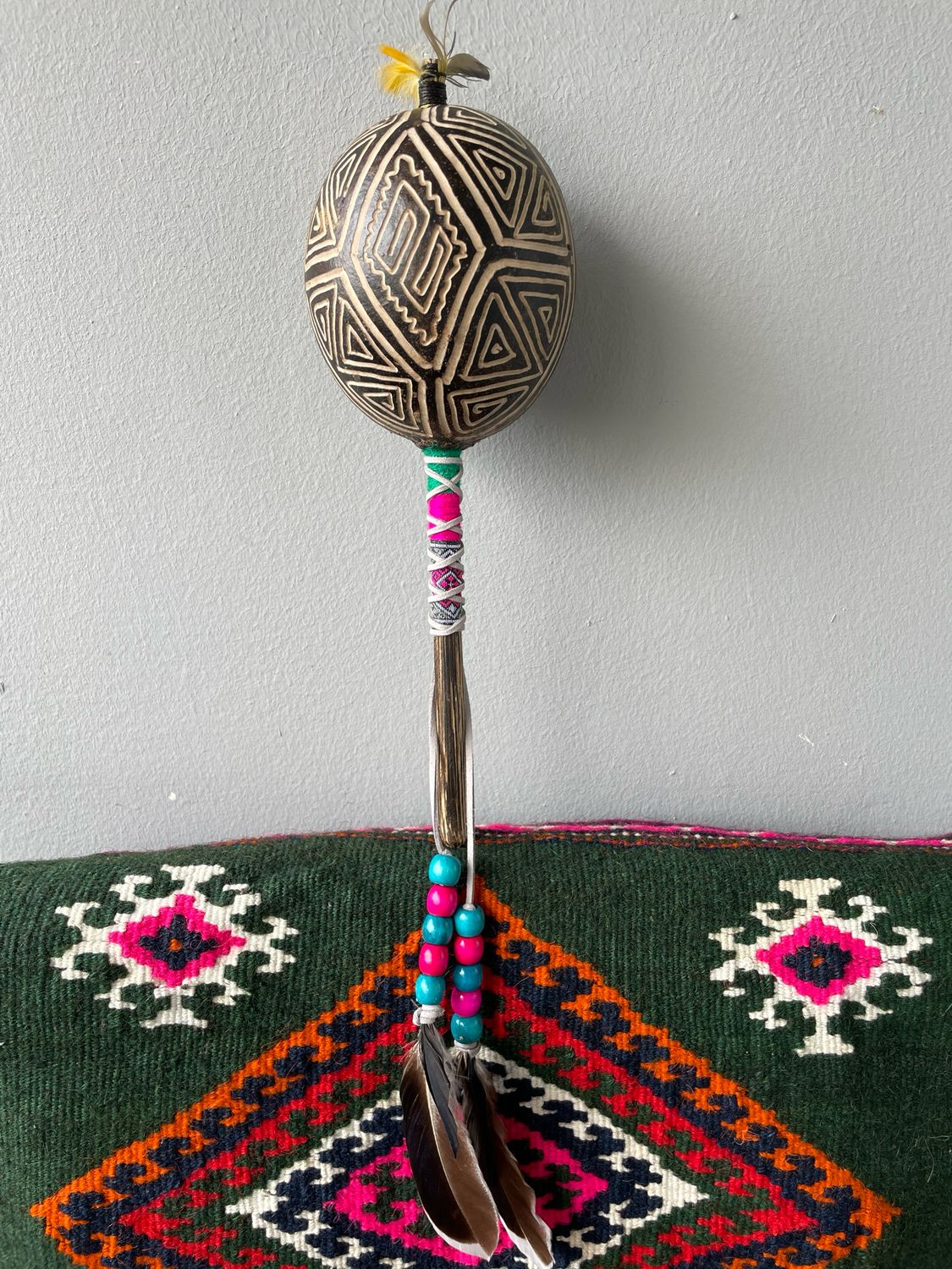 SHIPIBO ŠAMANSKA ZVEČKA - ŠUŠKALICA - velika/ SHIPIBO SHAMAN RATTLE - large