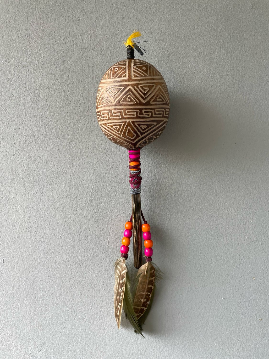 SHIPIBO ŠAMANSKA ZVEČKA - ŠUŠKALICA - velika/ SHIPIBO SHAMAN RATTLE - large