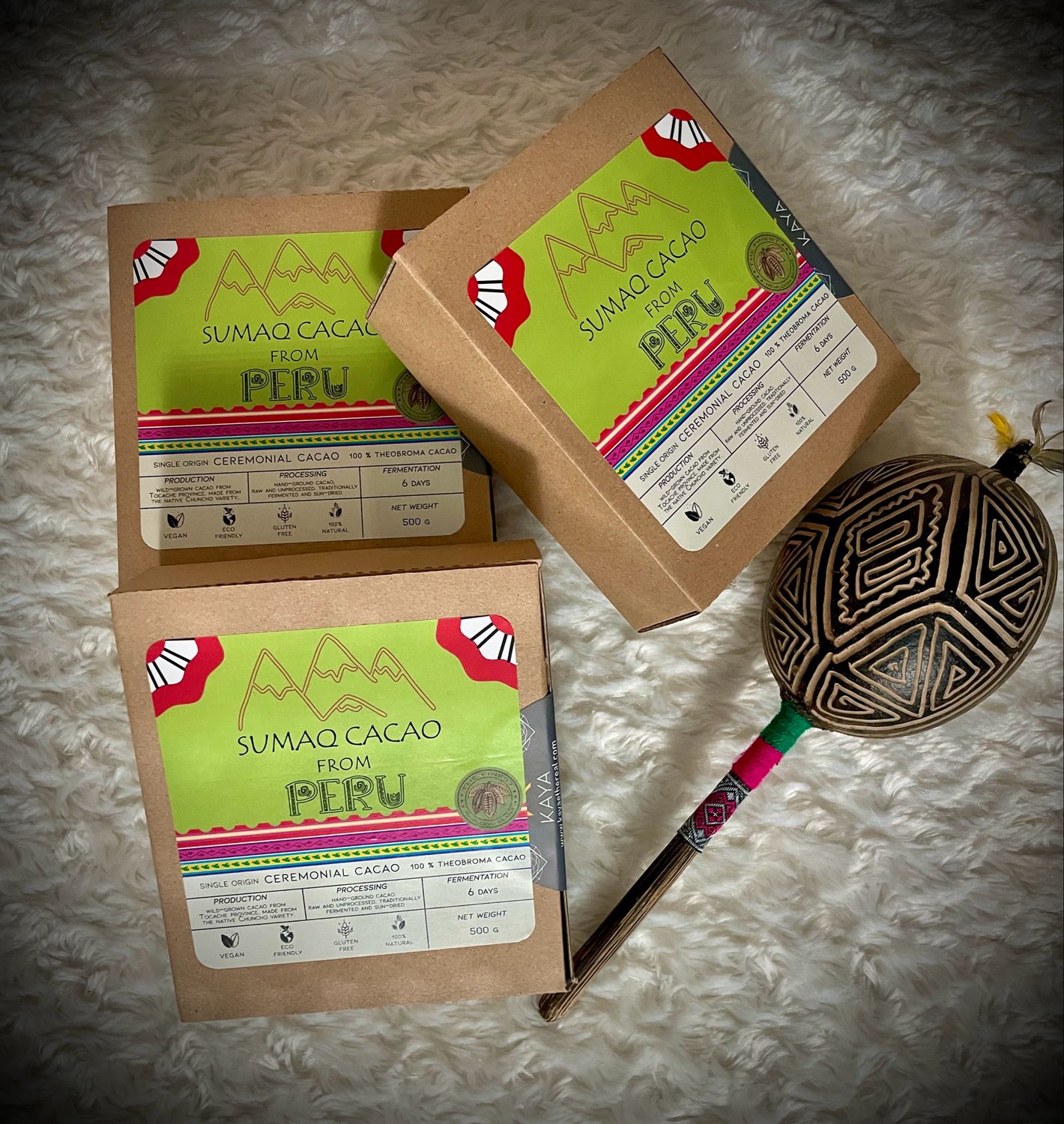 Ceremonijalni kakao SUMAQ 500g/ Ceremonial Cacao Sumaq 500g