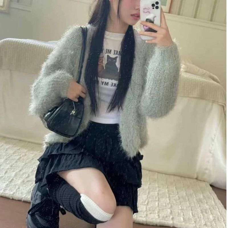 出清SALE溫柔色毛毛外套