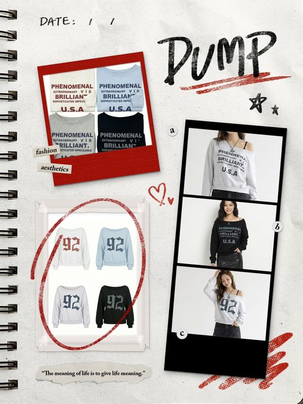 甜美酷妹兩面穿上衣