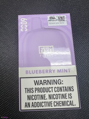 Flum Pebble Blueberry Mint