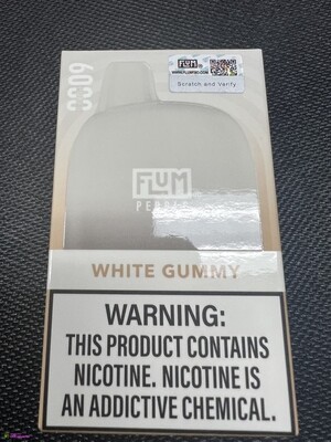 Flum Pebble White Gummy