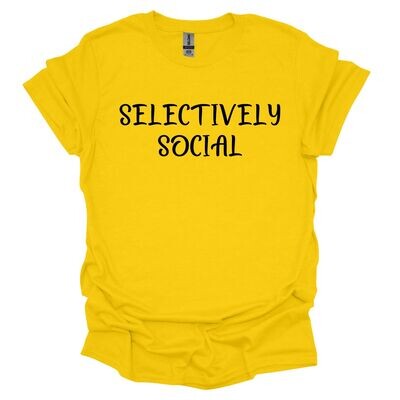 Selectively Social Tee