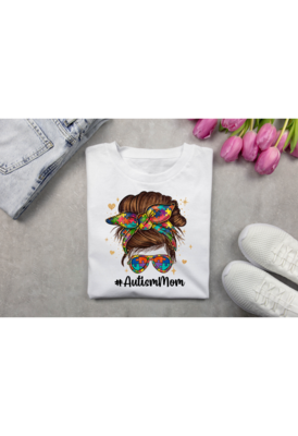 Autism Mom T-shirt/Unisex/Sublimation