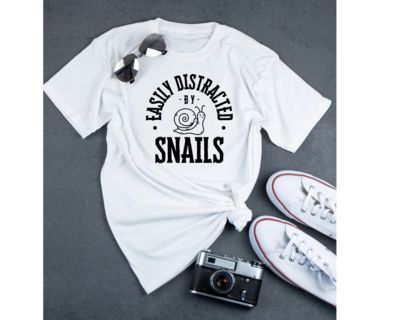 Easily Distracted by Snails Everyday Tee/Unisex
