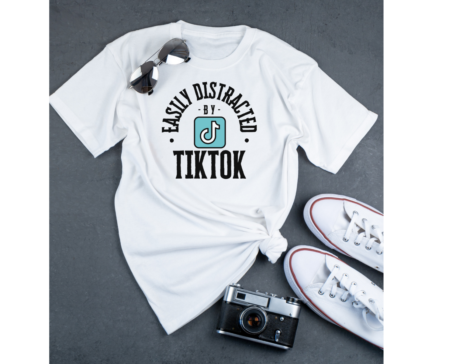 Easily Distracted by TikTok Everyday Tee/Unisex