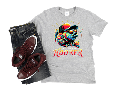 Weekend Hooker Funny Fisherman Summertime T-shirt