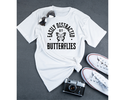 Easily Distracted by Butterflies Everyday Tee/Unisex
