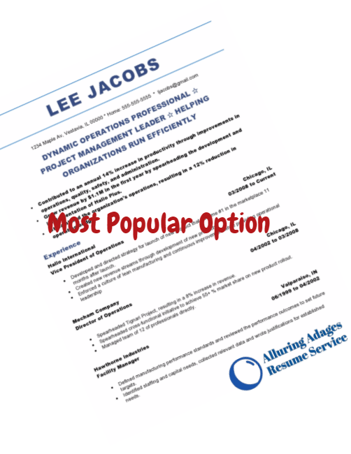 SIMPLE RESUME UPDATE (Update information and update wording throughout)