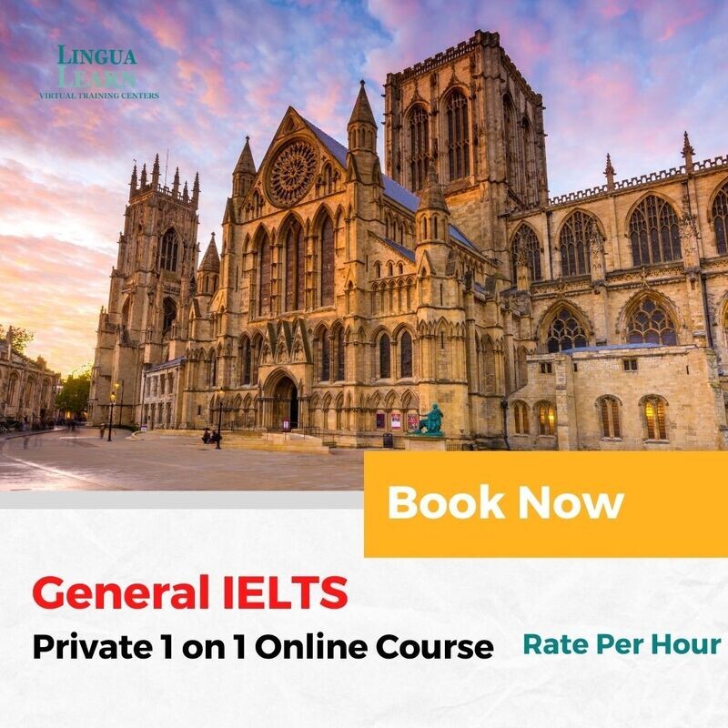 General IELTS Private Hourly 1-on-1 Training