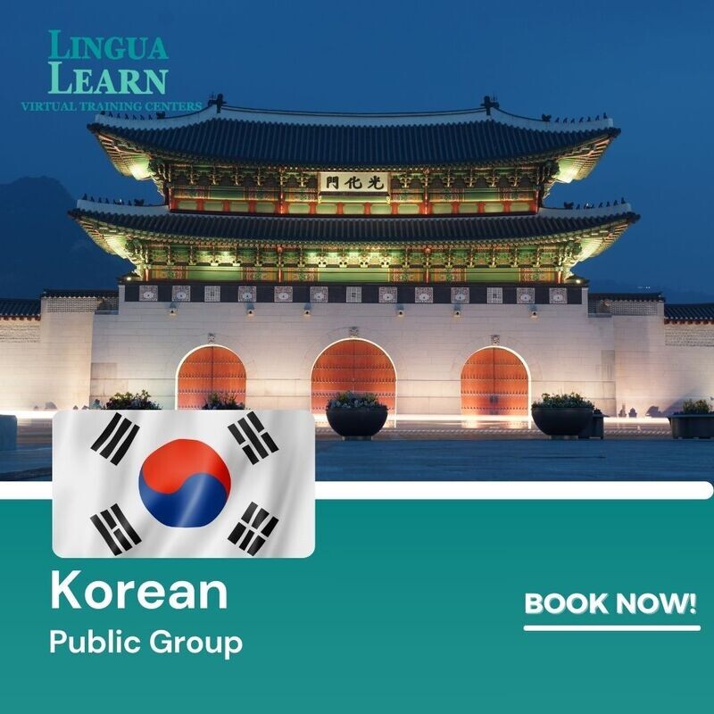 Korean A1.2 Beginner Public Group Online Course