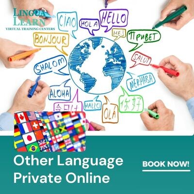 Other Languages 20 Hours 1-on-1 Online Class Training