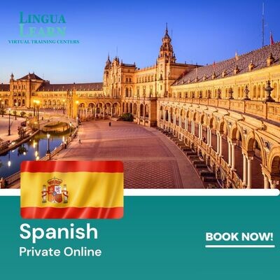 Spanish Private 20 Hours 1-on-1 Online Class Training