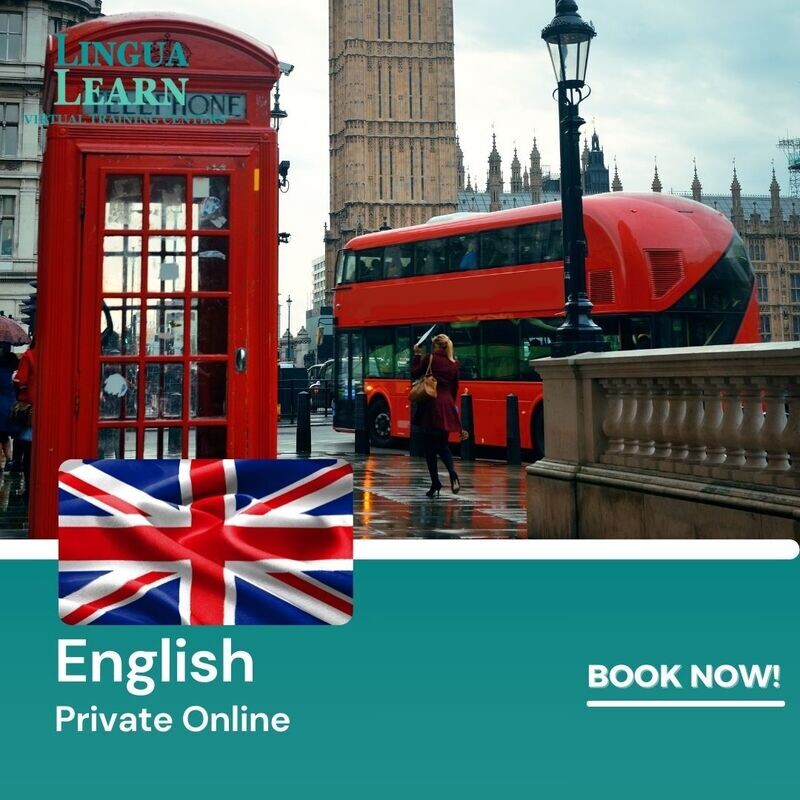English Private Hourly 1-on-1 Training