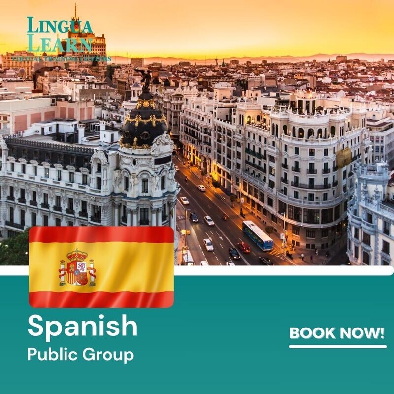 Spanish A1.1 Beginner Public Group Online Course