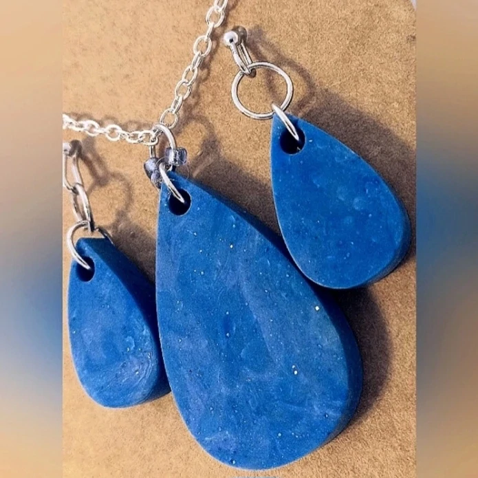 Blue Water Collection  Teardrop Set