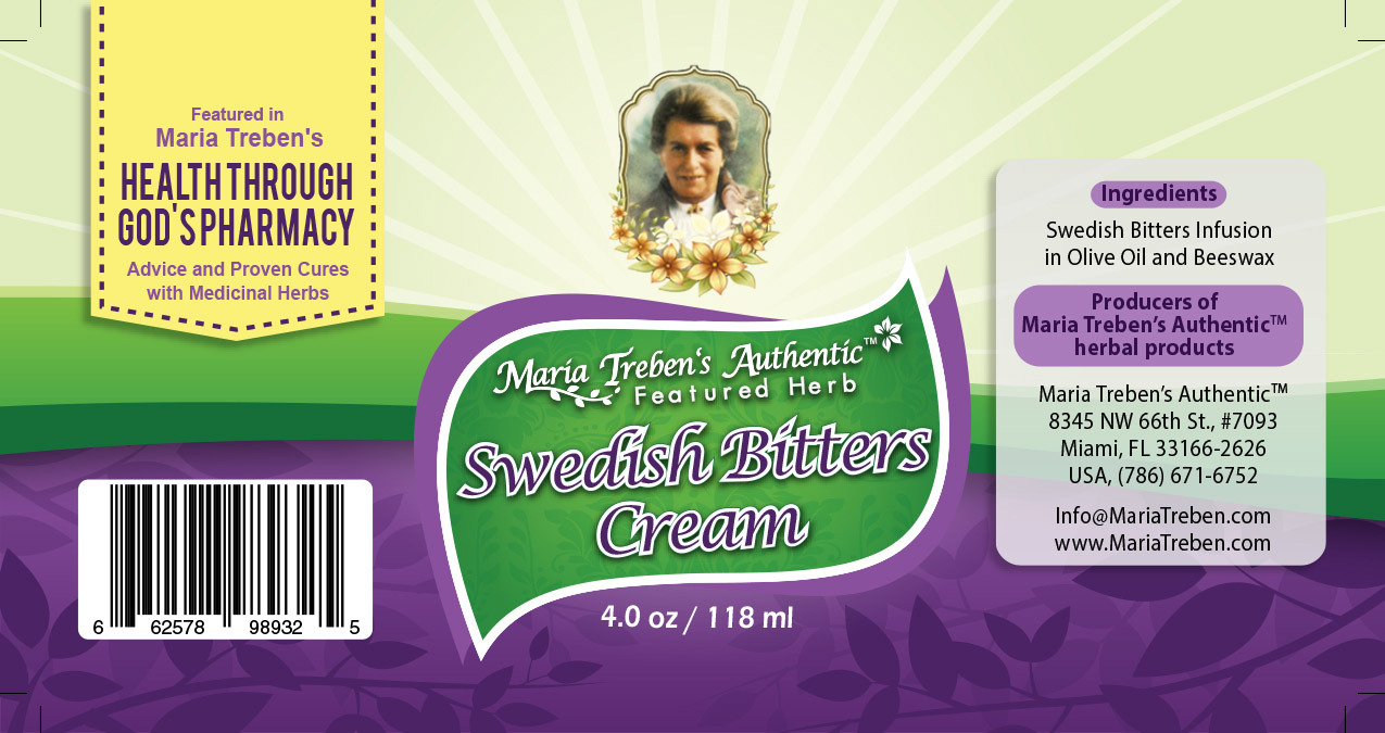 Swedish Bitters 4oz/118ml Herbal Cream - Maria Treben's Authentic™